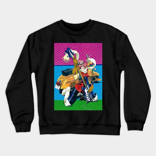 flcl Crewneck Sweatshirt by store of art